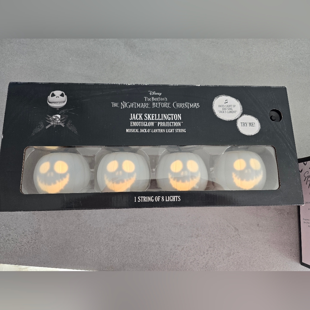 Singing Disney Jack Skellington String Lights